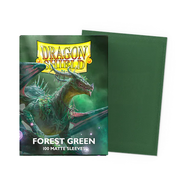 Dragon Shield Matte Sleeve - Forest Green ‘Kiaverix’ 100ct