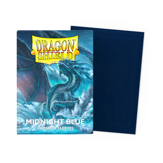 Dragon Shield Matte Sleeve - Midnight Blue ‘Ondallix’ 100ct