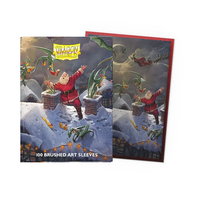 Dragon Shield Art Sleeve - Christmas 2023 Brushed 100ct | Gauntlet Hobbies - Angola