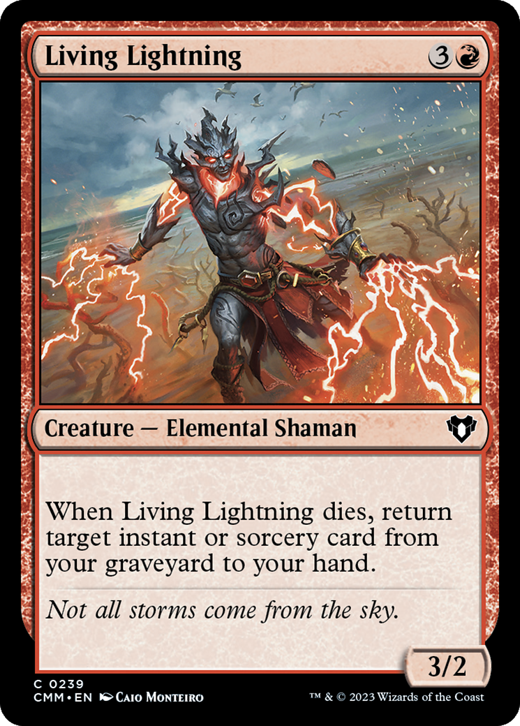 Living Lightning [Commander Masters] | Gauntlet Hobbies - Angola