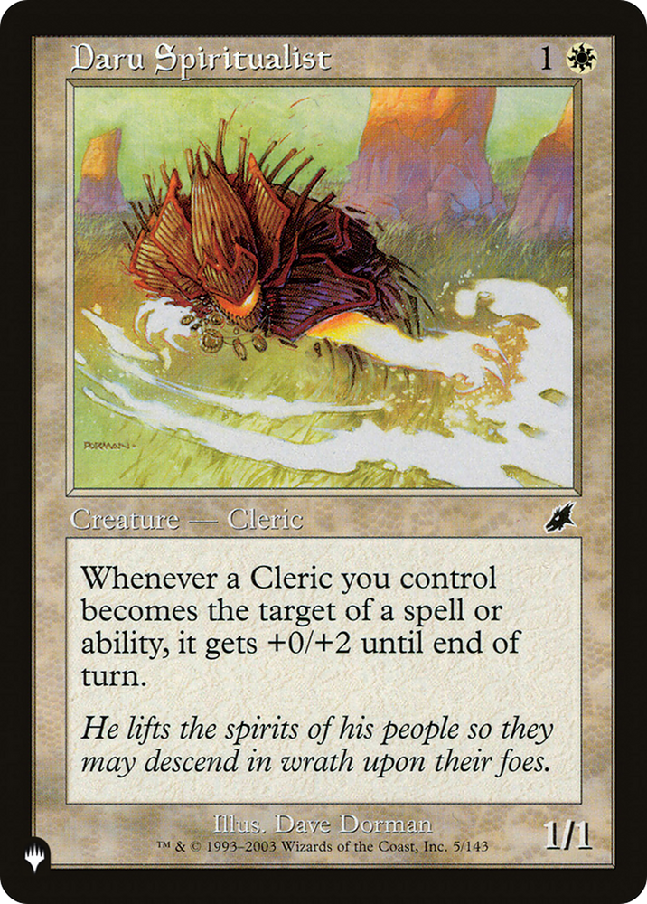 Daru Spiritualist [The List Reprints]