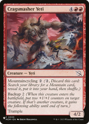 Cragsmasher Yeti [The List Reprints]