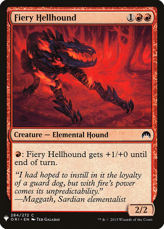 Fiery Hellhound [Mystery Booster] | Gauntlet Hobbies - Angola