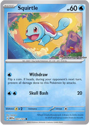 Squirtle (007/165) (Pokemon Center Exclusive) [Scarlet & Violet: Black Star Promos]