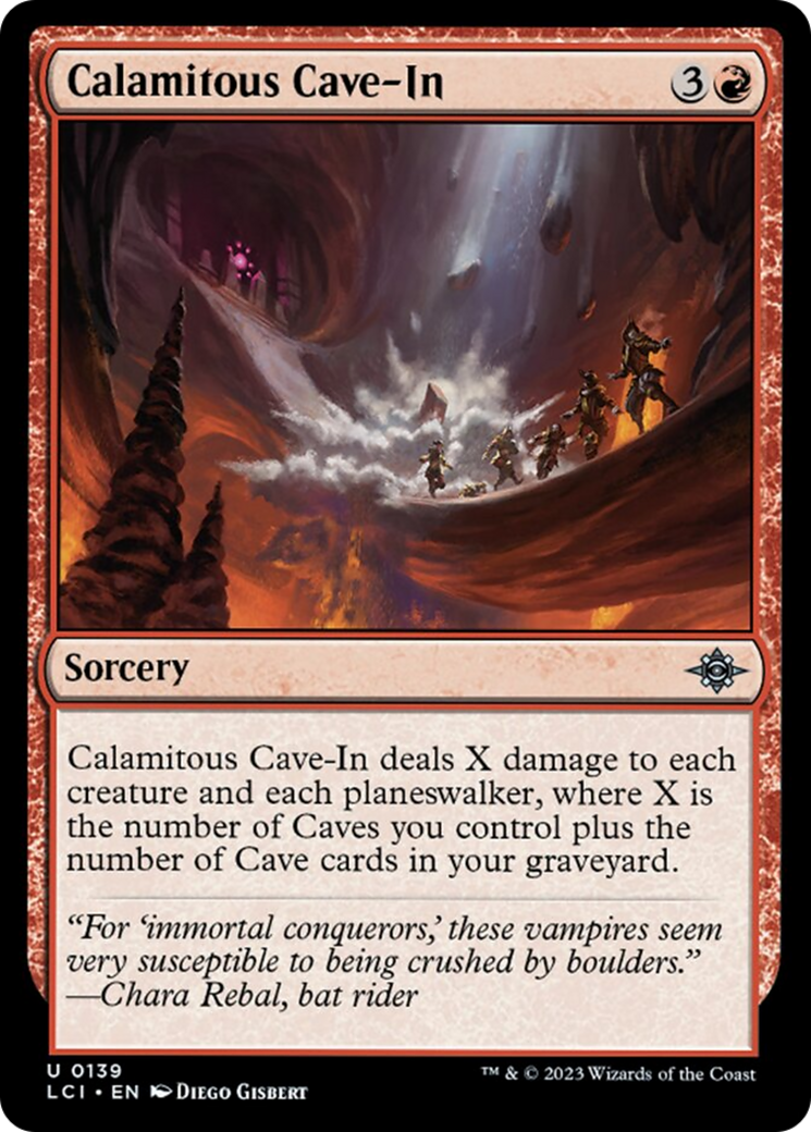 Calamitous Cave-In [The Lost Caverns of Ixalan] | Gauntlet Hobbies - Angola