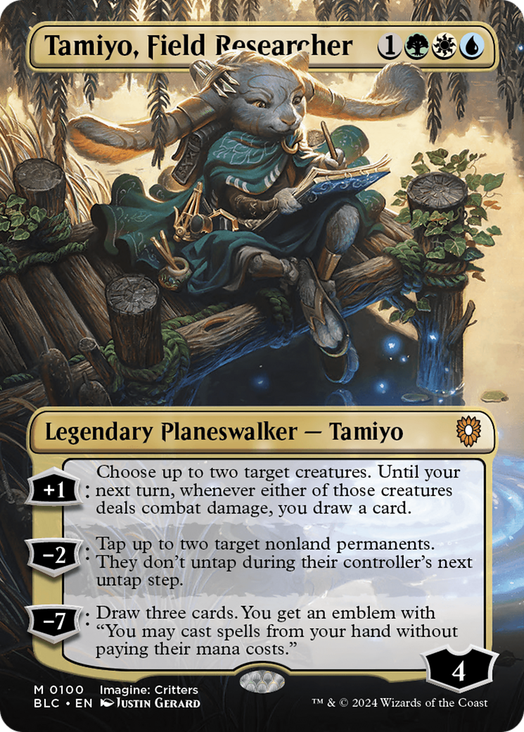 Tamiyo, Field Researcher (Borderless) [Bloomburrow Commander] | Gauntlet Hobbies - Angola