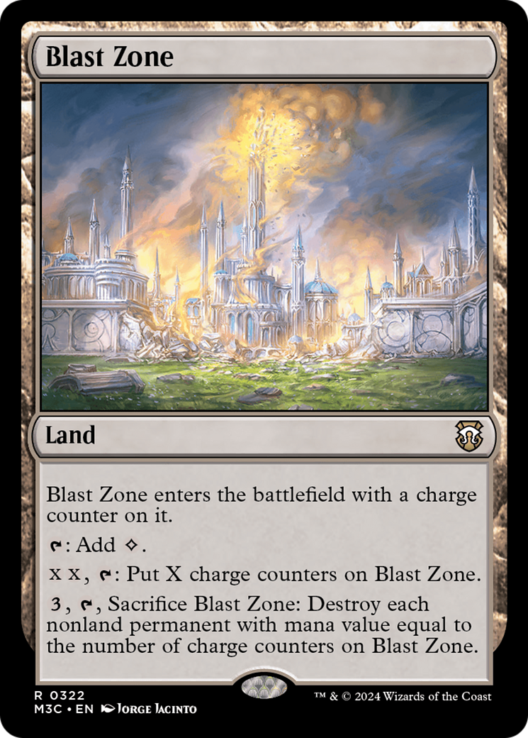 Blast Zone (Ripple Foil) [Modern Horizons 3 Commander] | Gauntlet Hobbies - Angola
