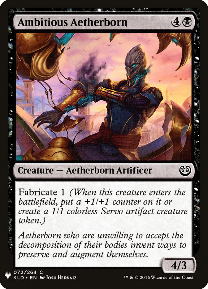 Ambitious Aetherborn [Mystery Booster] | Gauntlet Hobbies - Angola