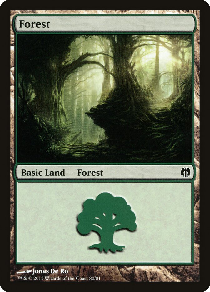 Forest (80) [Duel Decks: Heroes vs. Monsters]