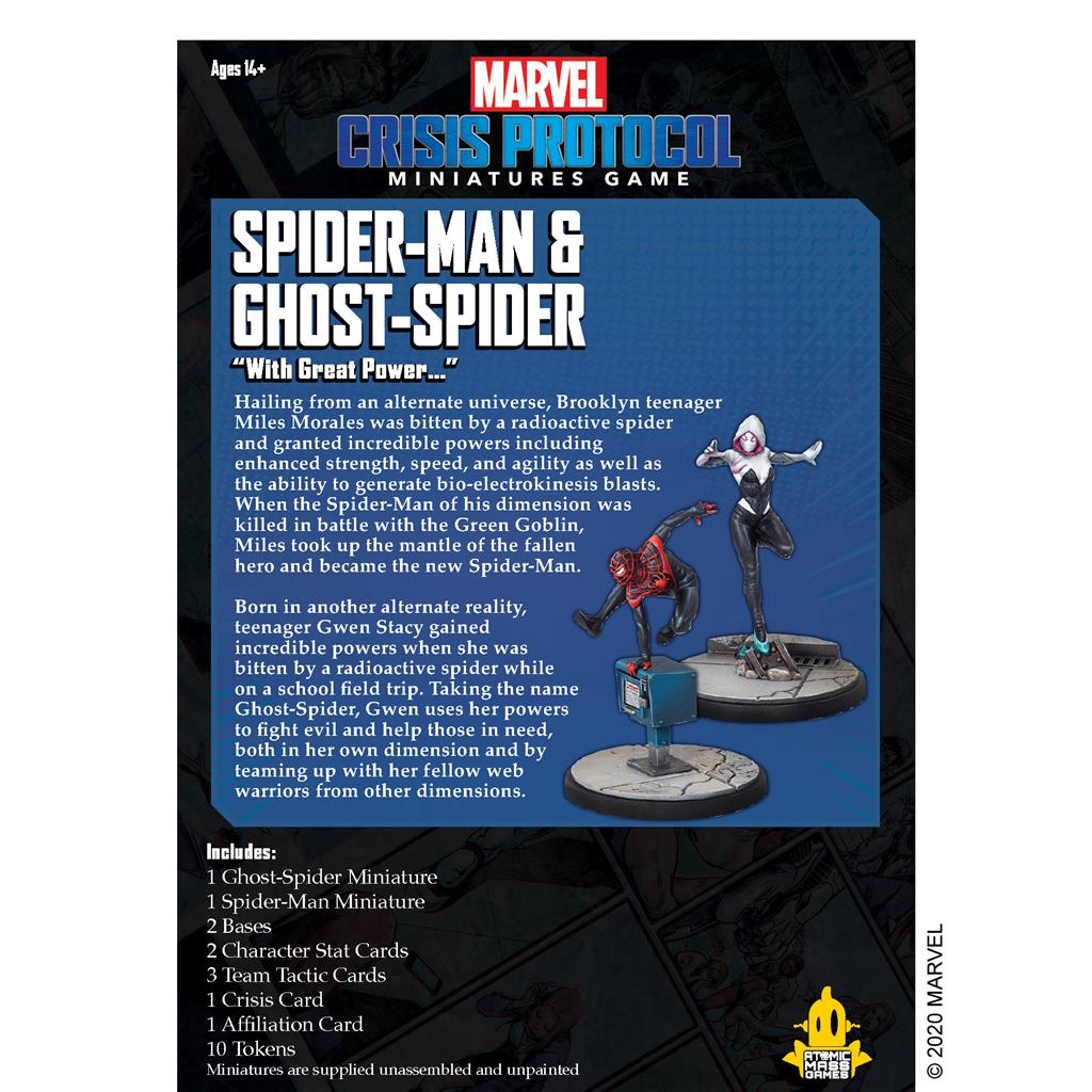 Marvel Crisis Protocol - Spider-Man & Ghost-Spider | Gauntlet Hobbies - Angola