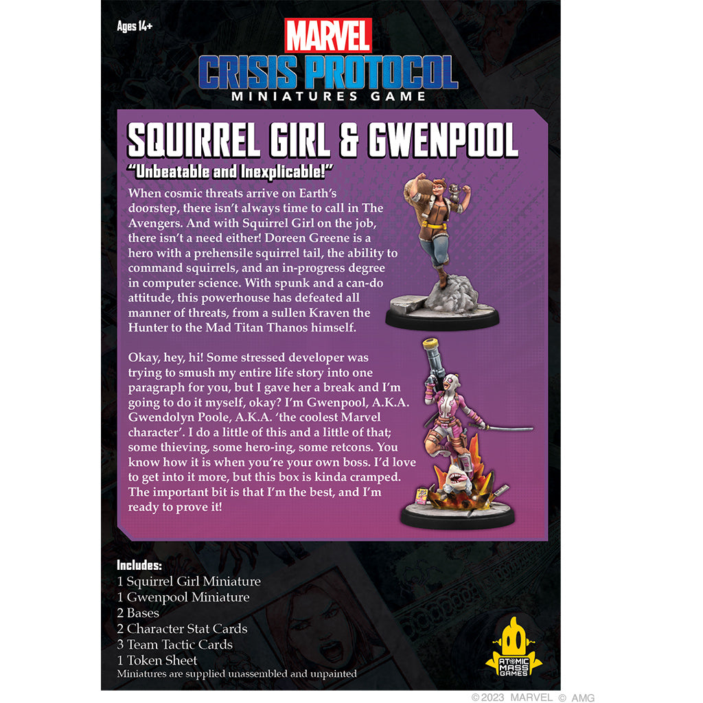 Marvel Crisis Protocol - Squirrel Girl & Gwenpool | Gauntlet Hobbies - Angola
