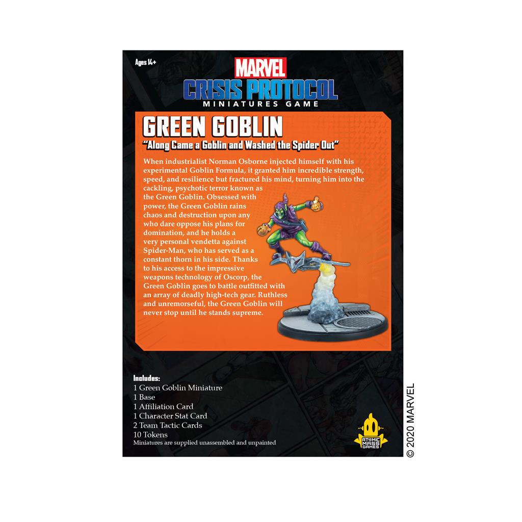 Marvel Crisis Protocol - Green Goblin | Gauntlet Hobbies - Angola