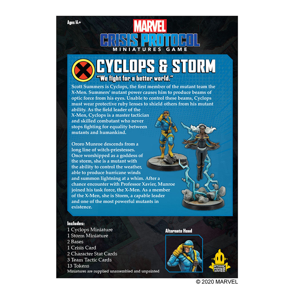 Marvel Crisis Protocol - Cyclops & Storm | Gauntlet Hobbies - Angola