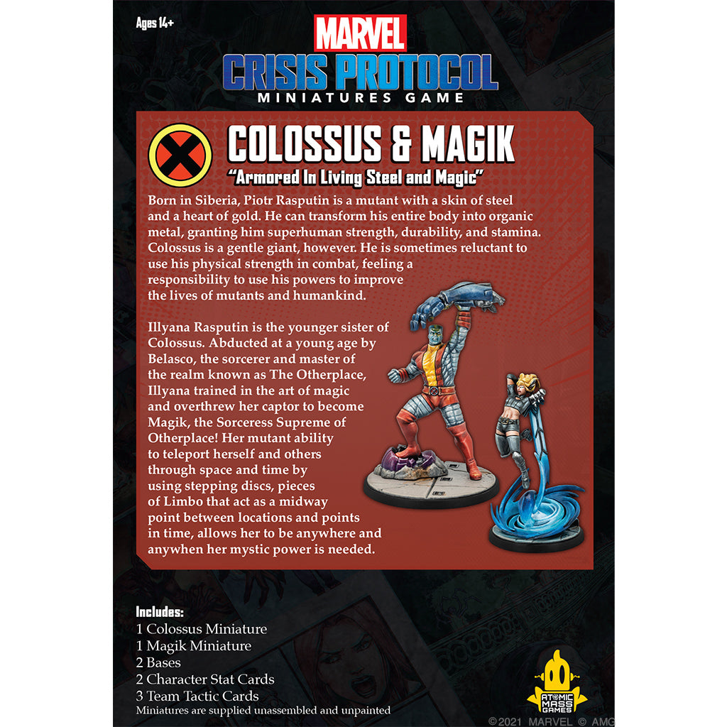 Marvel Crisis Protocol - Colossus & Magik | Gauntlet Hobbies - Angola