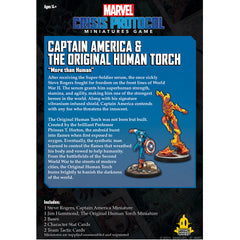Marvel Crisis Protocol - Captain America & The Original Human Torch | Gauntlet Hobbies - Angola