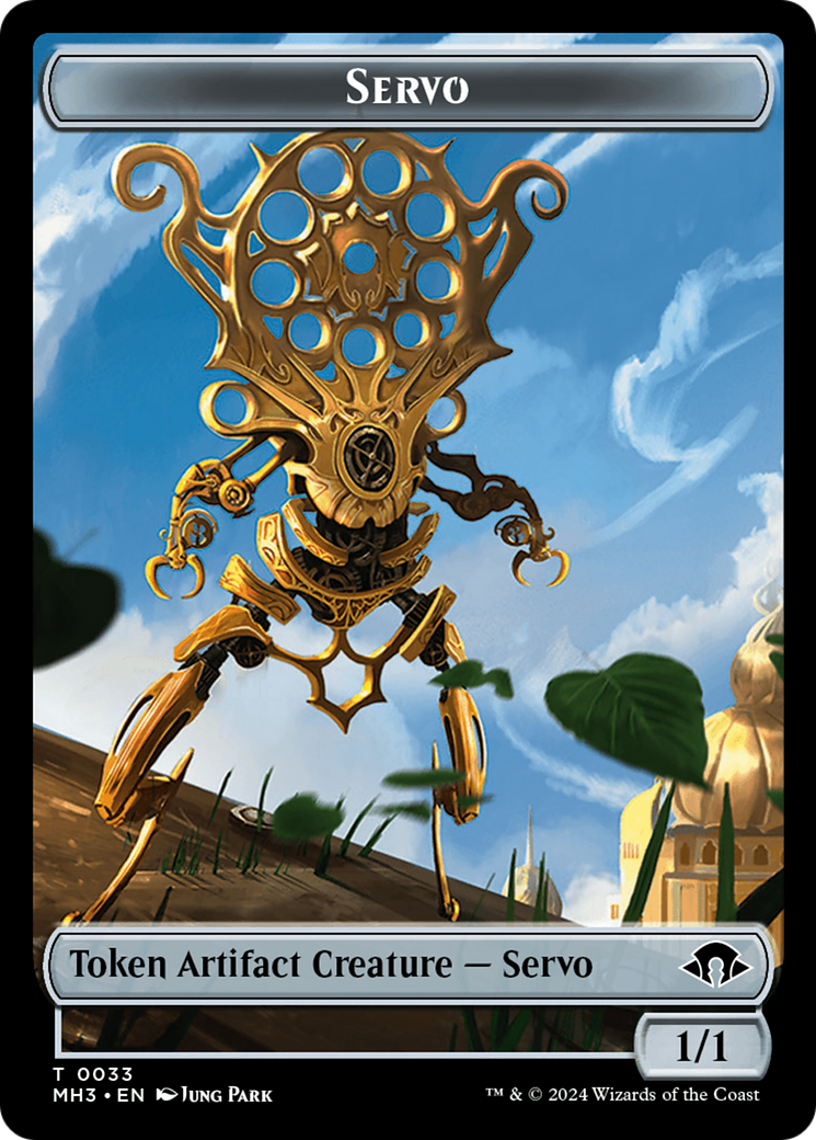 Servo // Insect (0025) Double-Sided Token [Modern Horizons 3 Tokens] | Gauntlet Hobbies - Angola