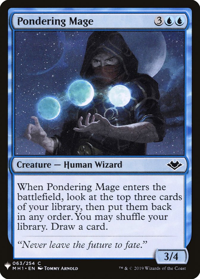Pondering Mage [Mystery Booster] | Gauntlet Hobbies - Angola