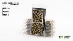 GamersGrass Grass Tufts: Dark Moss 2mm - Tiny