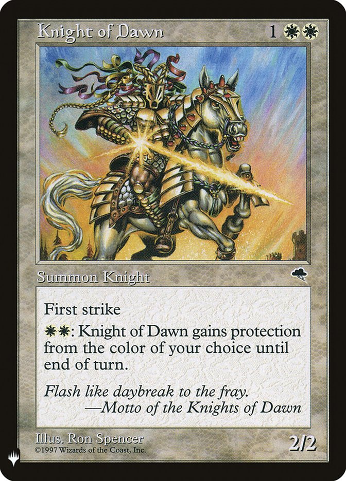 Knight of Dawn [Mystery Booster] | Gauntlet Hobbies - Angola