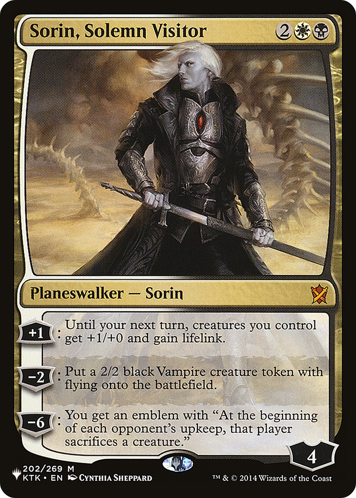 Sorin, Solemn Visitor [The List]