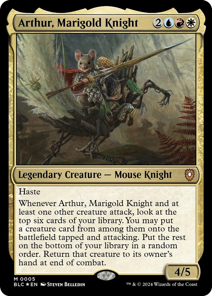 Arthur, Marigold Knight [Bloomburrow Commander] | Gauntlet Hobbies - Angola