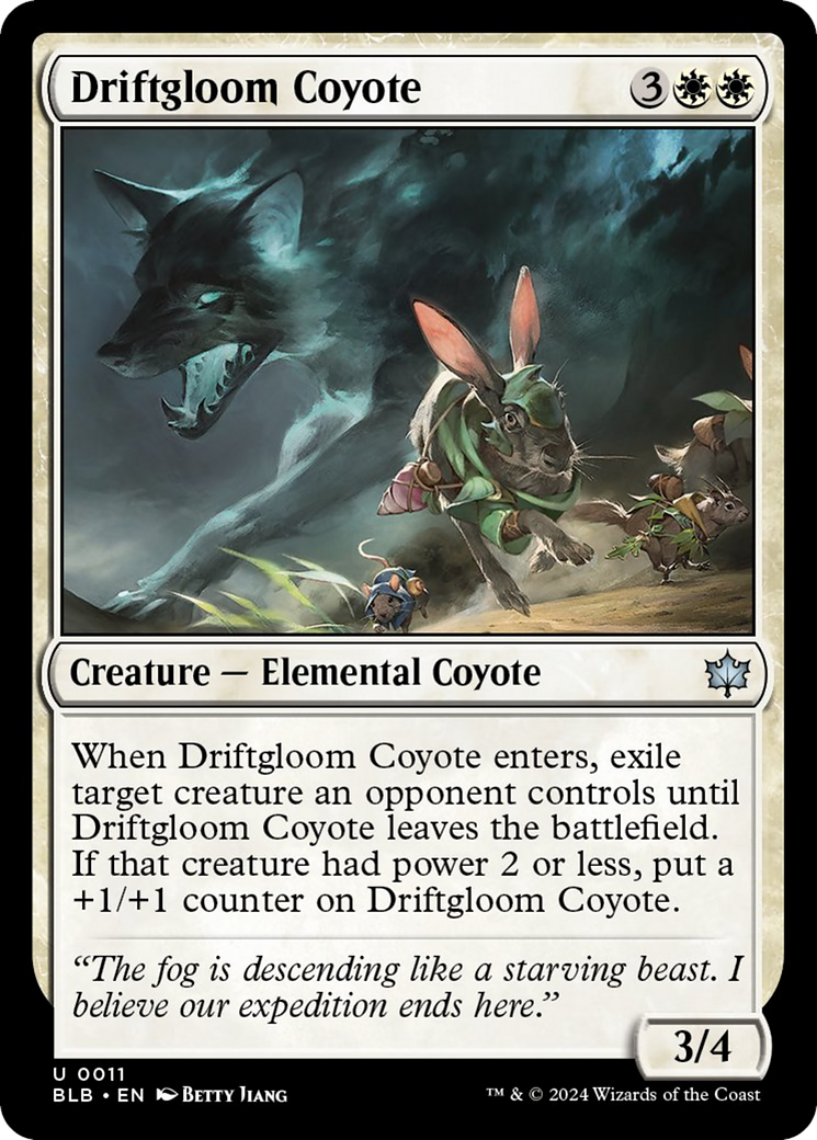 Driftgloom Coyote [Bloomburrow] | Gauntlet Hobbies - Angola