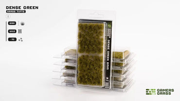 GamersGrass Grass Tufts: Dense Green 6mm - Wild