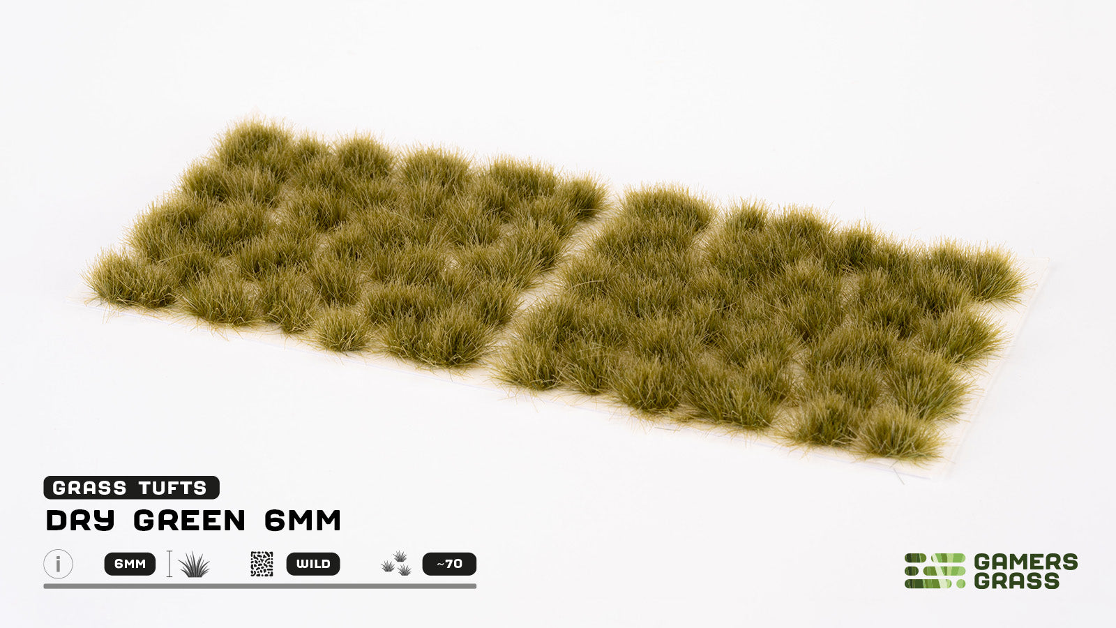 GamersGrass Grass Tufts: Dry Green 6mm - Wild | Gauntlet Hobbies - Angola