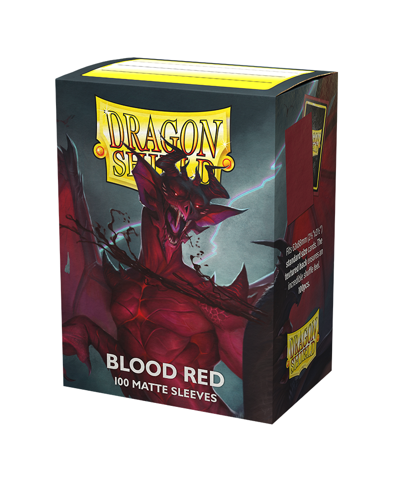 Dragon Shield Matte Sleeve - Blood Red ‘Simurag’ 100ct | Gauntlet Hobbies - Angola
