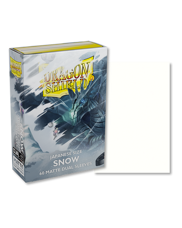 Dragon Shield Japanese Size: Dual Matte - Snow