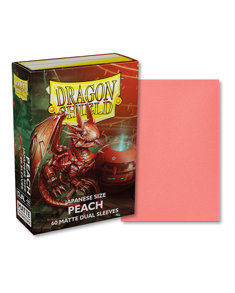 Dragon Shield Japanese Size: Dual Matte - Peach