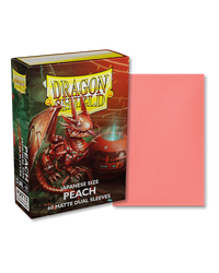 Dragon Shield Japanese Size: Dual Matte - Peach