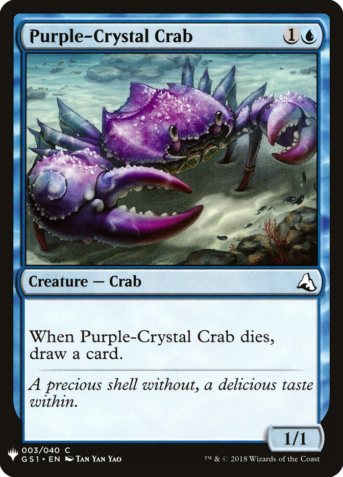 Purple-Crystal Crab [Mystery Booster] | Gauntlet Hobbies - Angola