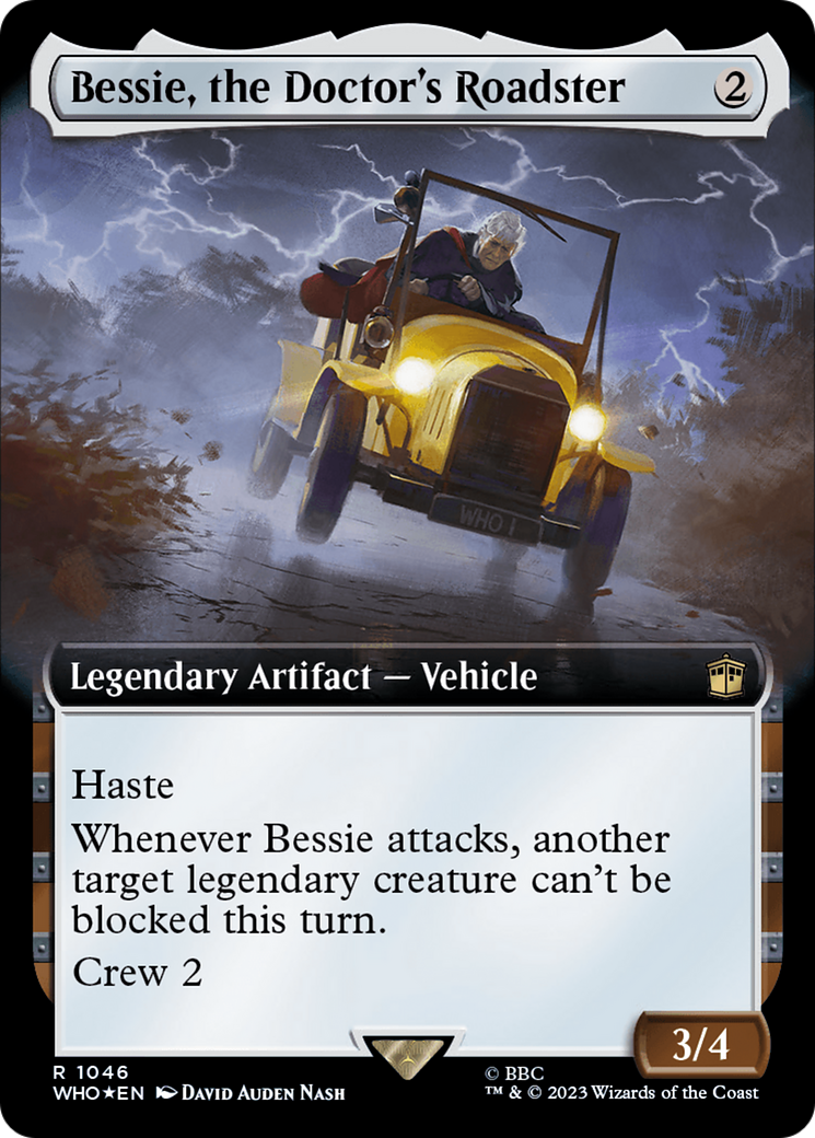 Bessie, the Doctor's Roadster (Extended Art) (Surge Foil) [Doctor Who] | Gauntlet Hobbies - Angola