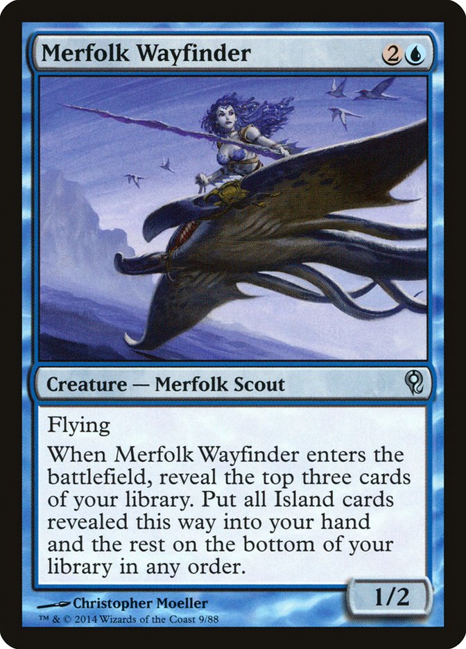 Merfolk Wayfinder [Duel Decks: Jace vs. Vraska]