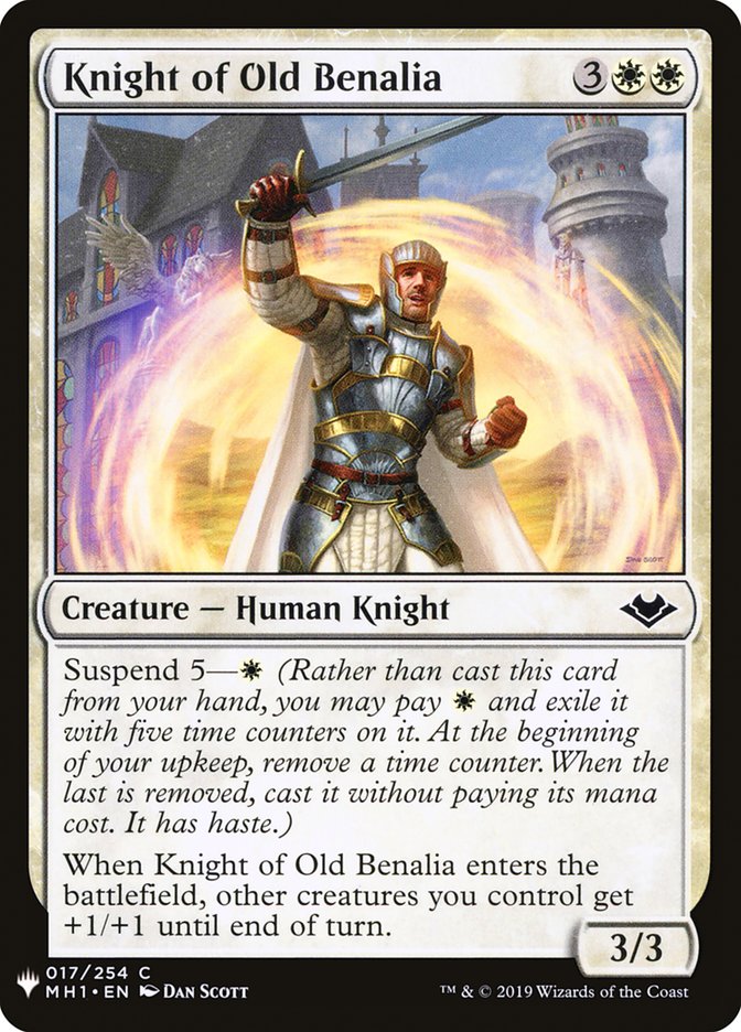 Knight of Old Benalia [Mystery Booster] | Gauntlet Hobbies - Angola