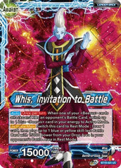 Whis // Whis, Invitation to Battle (BT16-021) [Realm of the Gods] | Gauntlet Hobbies - Angola