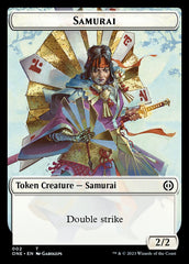 Phyrexian Mite (011) // Samurai Double-Sided Token [Phyrexia: All Will Be One Tokens] | Gauntlet Hobbies - Angola