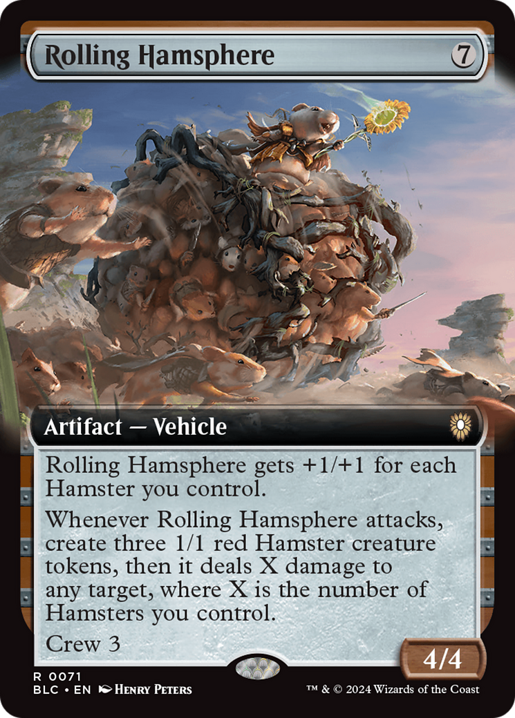 Rolling Hamsphere (Extended Art) [Bloomburrow Commander] | Gauntlet Hobbies - Angola
