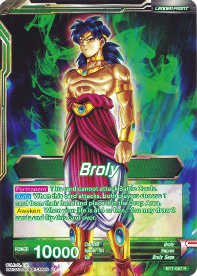 Broly // Broly, The Legendary Super Saiyan (Collector's Selection Vol. 1) (BT1-057) [Promotion Cards] | Gauntlet Hobbies - Angola