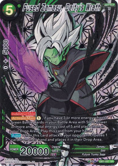 Fused Zamasu, Deity's Wrath (Collector's Selection Vol. 1) (DB1-057) [Promotion Cards] | Gauntlet Hobbies - Angola