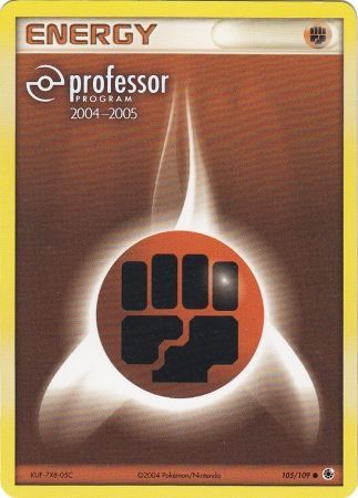 Fighting Energy (105/109) (2004 2005) [Professor Program Promos] | Gauntlet Hobbies - Angola