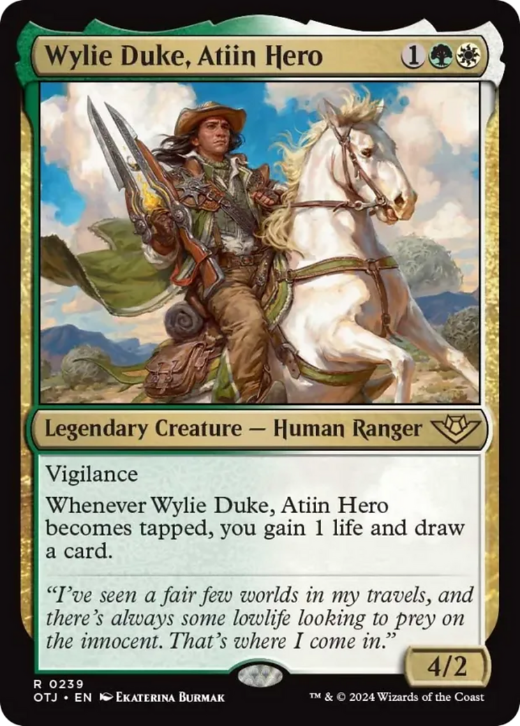 Wylie Duke, Atiin Hero [Outlaws of Thunder Junction] | Gauntlet Hobbies - Angola