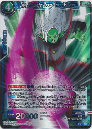 The Almighty Beam Fused Zamasu (P-011) [Promotion Cards] | Gauntlet Hobbies - Angola
