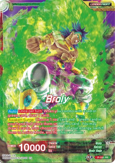 Broly // Broly, Surge of Brutality (Collector's Selection Vol. 1) (P-181) [Promotion Cards] | Gauntlet Hobbies - Angola