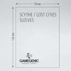 Gamegenic Board Game Sleeves - Scythe / Lost Cities 72 x 112mm 60ct