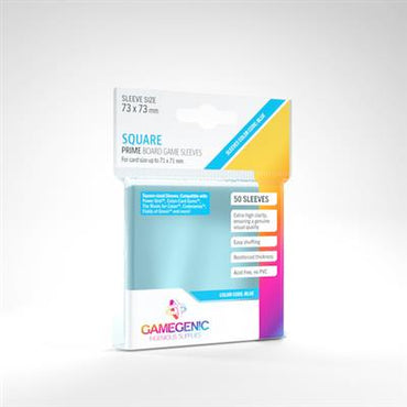 Gamegenic Board Game Sleeves - Square 73 x 73mm 50ct