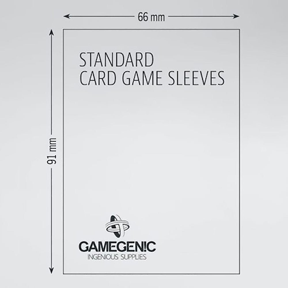 Gamegenic Board Game Sleeves - Standard Card Game 66 x 91mm 50ct