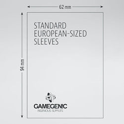 Gamegenic Board Game Sleeves - Standard European 62 x 94mm 50ct