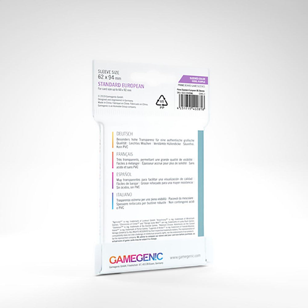 Gamegenic Board Game Sleeves - Standard European 62 x 94mm 50ct